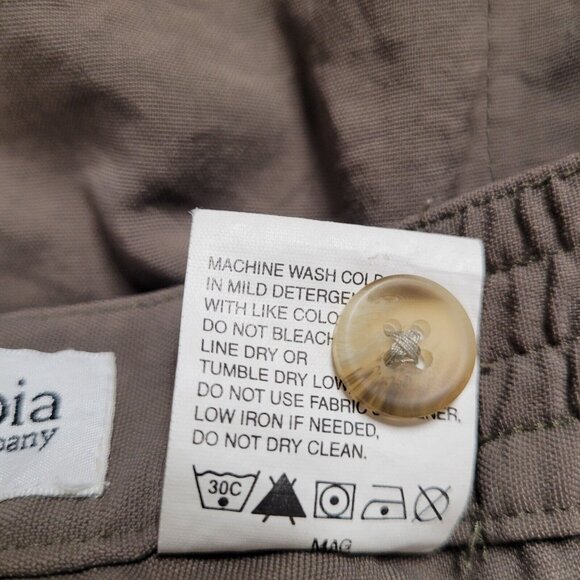 Columbia Women's Hiking Pants (S Long) Olive-Brown Pockets Zip-Off Legs - Picture 5 of 8